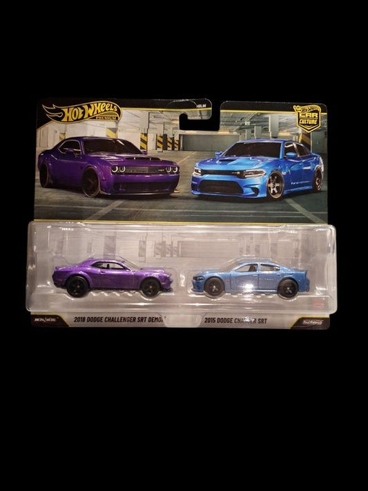 Car Culture 2026 Mix 1 2018 Dodge Challenger SRT Demon / 2015 Dodge Charger SRT