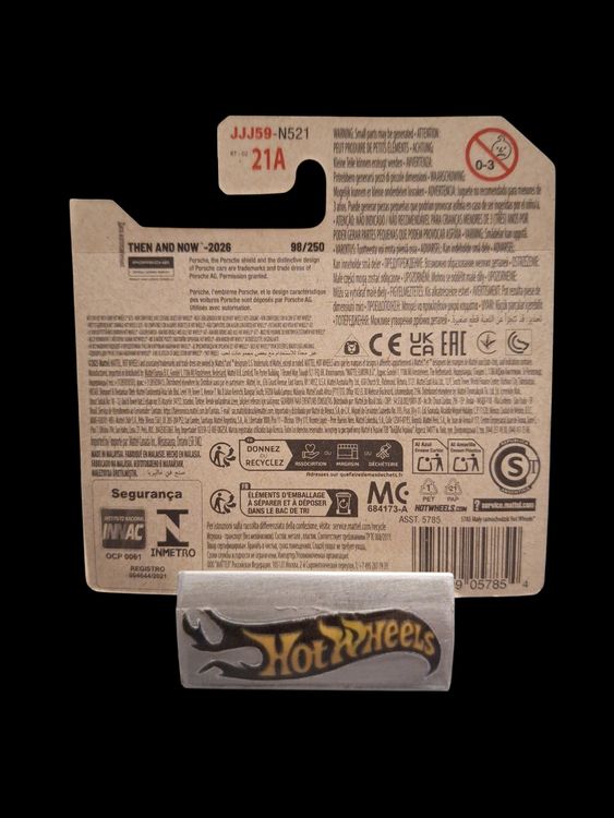 Hot Wheels Then and Now 2026 96 Porsche Carrera 4/10 S