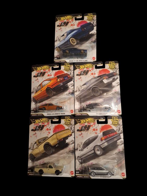 Komplettes Set Hot Wheels Premium Japan Historics 5 2026