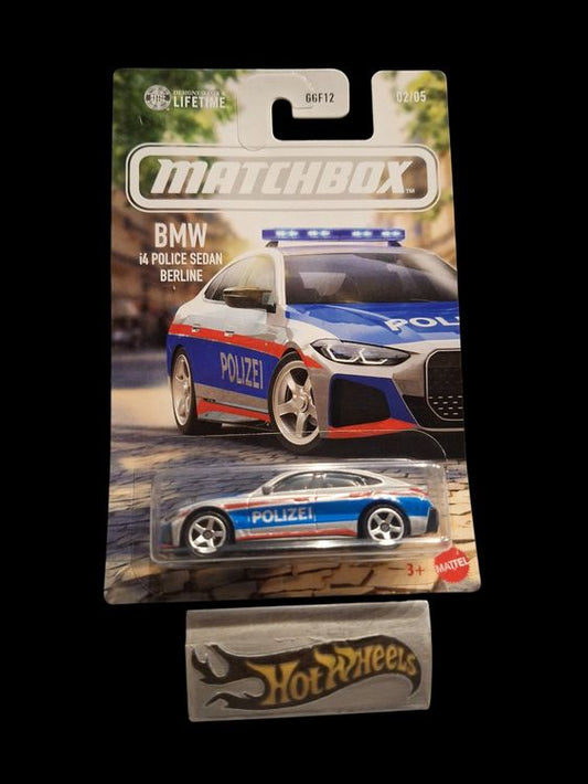 Matchbox European Cars 2026 2023 BMW i4 Police Sedan B 2/5 L