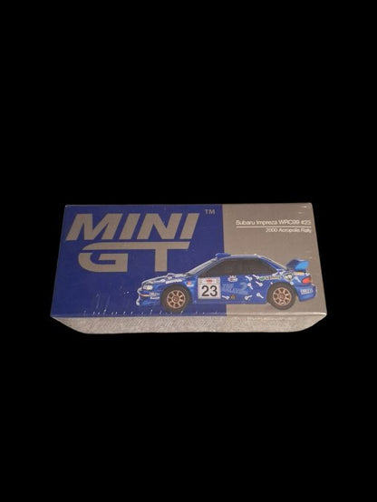 Mini GT #1078 Subaru Impreza WRC99 #23 2000 Acropolis Rally