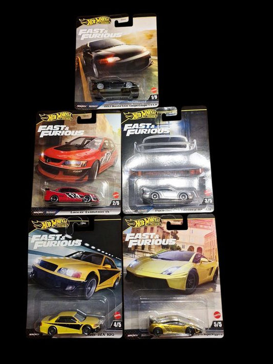 Set Hot Wheels Premium Fast and Furious 2025 Mix 4